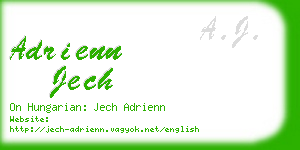 adrienn jech business card